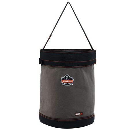 Ergodyne 5935T Xl Gray Web Handle Canvas Hoist Bucket With Top 14835